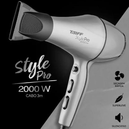 Secador Taiff Style Pro 2000W 127V Potência Profissional Performance Superior para Cabelos Incríveis e Sempre Estilosos