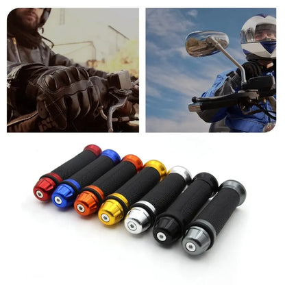 1 par de 7/8 '' antiderrapante Motocicleta apertos mão Guiador Bar Grips Bicicleta Borracha Mountain Cycle Handle Guiador Bar Grips.