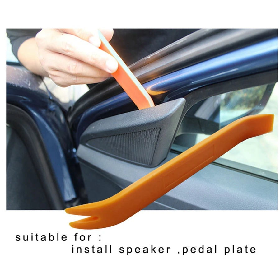 Kits de instalação de carro Auto Door Clip Panel Trim Removal Dash Navigation Blades Disassembly Plastic Car Interior Repairing Tools.