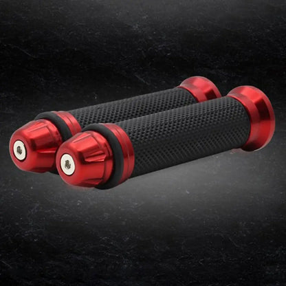 1 par de 7/8 '' antiderrapante Motocicleta apertos mão Guiador Bar Grips Bicicleta Borracha Mountain Cycle Handle Guiador Bar Grips.