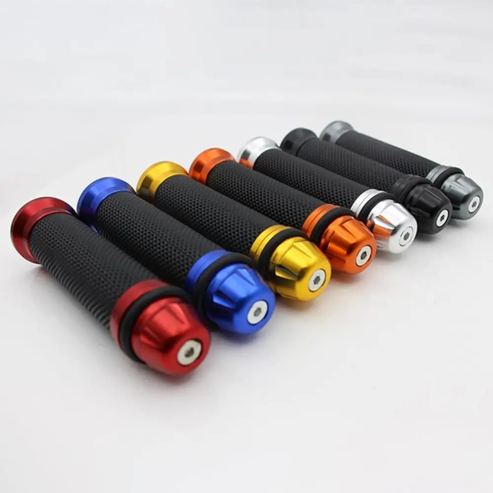 1 par de 7/8 '' antiderrapante Motocicleta apertos mão Guiador Bar Grips Bicicleta Borracha Mountain Cycle Handle Guiador Bar Grips.