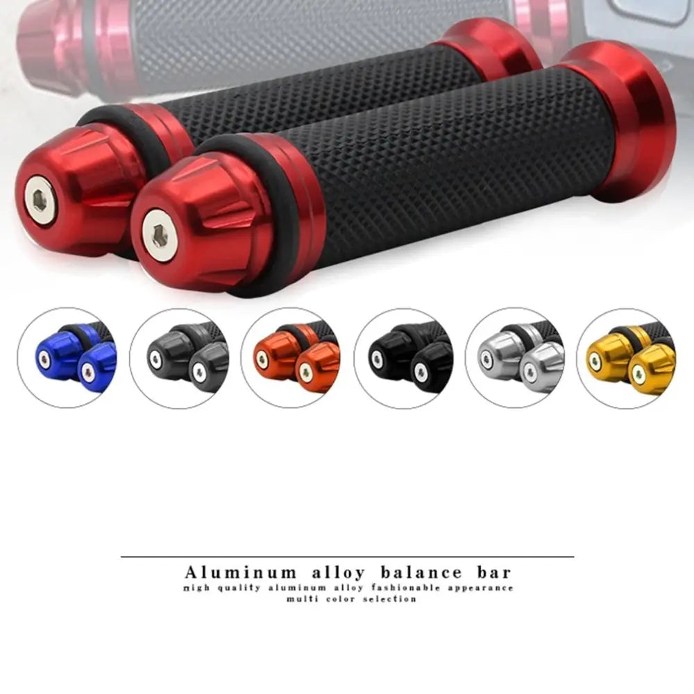 1 par de 7/8 '' antiderrapante Motocicleta apertos mão Guiador Bar Grips Bicicleta Borracha Mountain Cycle Handle Guiador Bar Grips.