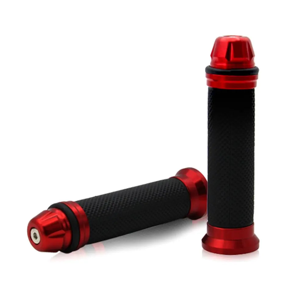 1 par de 7/8 '' antiderrapante Motocicleta apertos mão Guiador Bar Grips Bicicleta Borracha Mountain Cycle Handle Guiador Bar Grips.