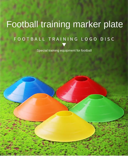 10 Pcs Treinamento de Futebol Jogo de Bola de Futebol Disco de Agilidade Conjunto de Cones de Disco Multi Esporte Treinamento Espaço Cones Com Suporte de Suporte de Plástico