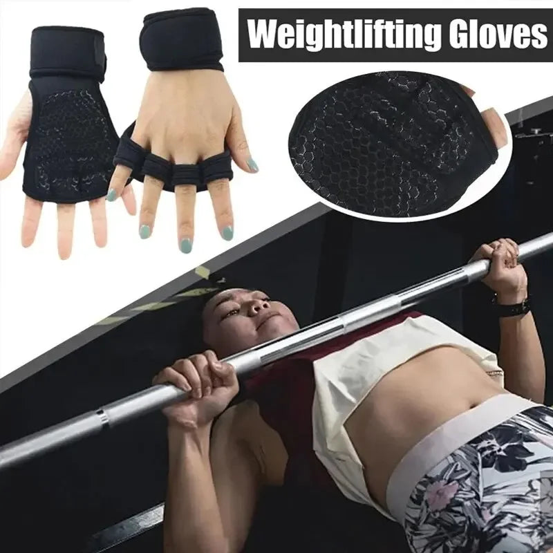 Training Sport Gloves for Men Women Workout Gloves Fitness Body Building Weightlifting Gym Hand Wrist Palm Protector Gloves