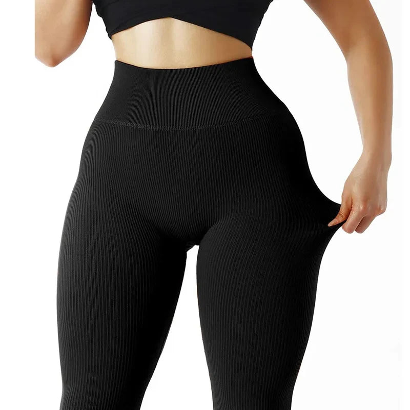 Seamless High Waist Gym Leggings Women Casual Skinny Stretch Pant Autumn Outdoors Running Compression Pants