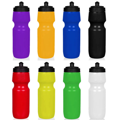 Garrafa de água de aperto esportivo de plástico de 700 ml Garrafas de água isoladas para bicicleta para corrida Futebol Futebol Garrafa de água.