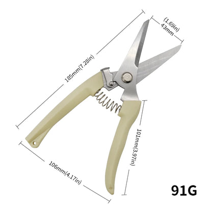 Pruner Shears Hand Tools Bonsai For Gardening Stainless Steel Pruning Shear Scissor For Flowers Branches Grass