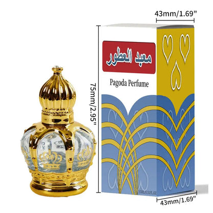 15 ML Dubai Oriente Médio Perfume Óleo de Longa Duração Fragrância Leve Fresco Flor do Deserto Árabe Óleo Essencial Saúde Beleza.