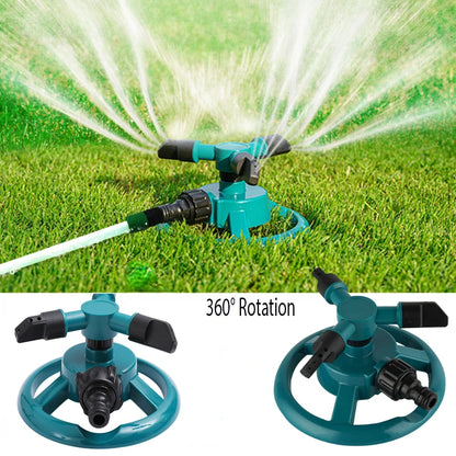 Sprinkler Nozzle 360 Degree Automatic Rotating Water Spray Garden Lawn Automatic Sprinkler Garden Watering Irrigation Supplies