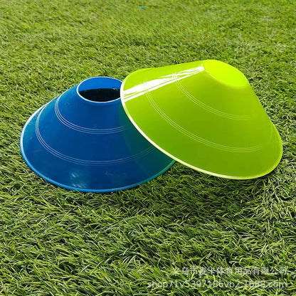 10 Pcs Treinamento de Futebol Jogo de Bola de Futebol Disco de Agilidade Conjunto de Cones de Disco Multi Esporte Treinamento Espaço Cones Com Suporte de Suporte de Plástico