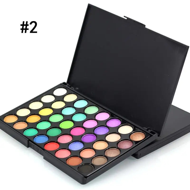 40/74/78 Cores Glitter Paleta de Sombras Matte À Prova D' Água de Longa Duração Kit de Cosméticos em Pó Compacto Moda Feminina Ferramentas de Maquiagem.