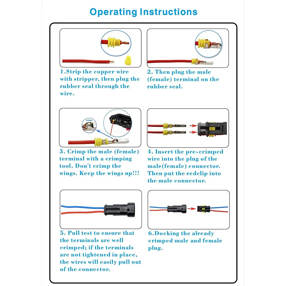 711 Pcs 43 kit à prova d'água automóvel conector elétrico terminal 1/2/3/4/5/6 macho e fêmea pino automóvel fio conector kit.