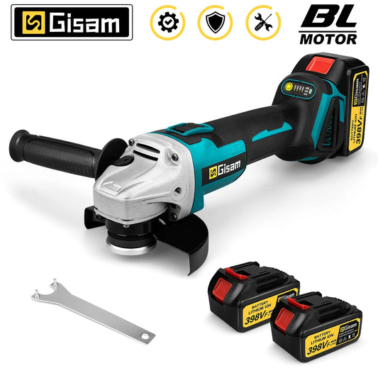 125mm M14 Brushless Angle Grinder Polimento Máquina de Corte Ferramenta elétrica sem fio para Makita 18V Bateria.