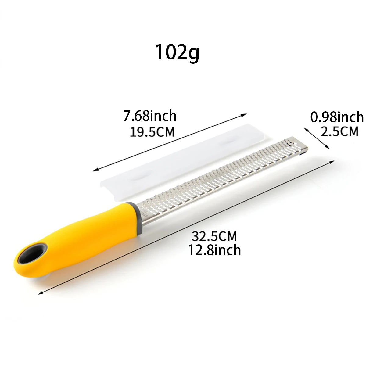 1 peça Ralador de fio de aço inoxidável Plástico antiderrapante Ralador de queijo Chocolate Ralador de limão Alho Ralador de frutas Gadget de cozinha.